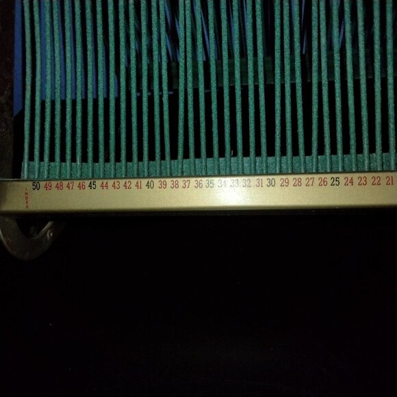 Luric Steel Record Holder, Green Wire Rack, Vintage 1940s, Very Rare - Picture 4 of 8